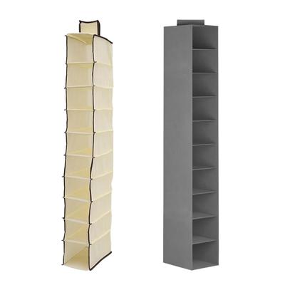 Hanging Shoe Rack Foldable Hanging Wardrobe Storage Organiser Hanging Shelves Hanging Closet Organizer for Closet Door Room Toys