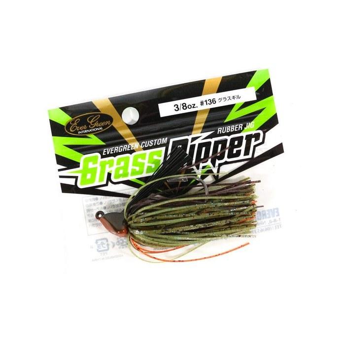 Evergreen Rubber Jig Glass Ripper 3/8oz Glass Gill #136