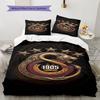 Galatasaray Deep Bedding Quilt Set Quilt Cover Pillowcase Home Decoration Birthday Gift (1 * Duvet Cover + 2 * Pillowcase, Without Core)
