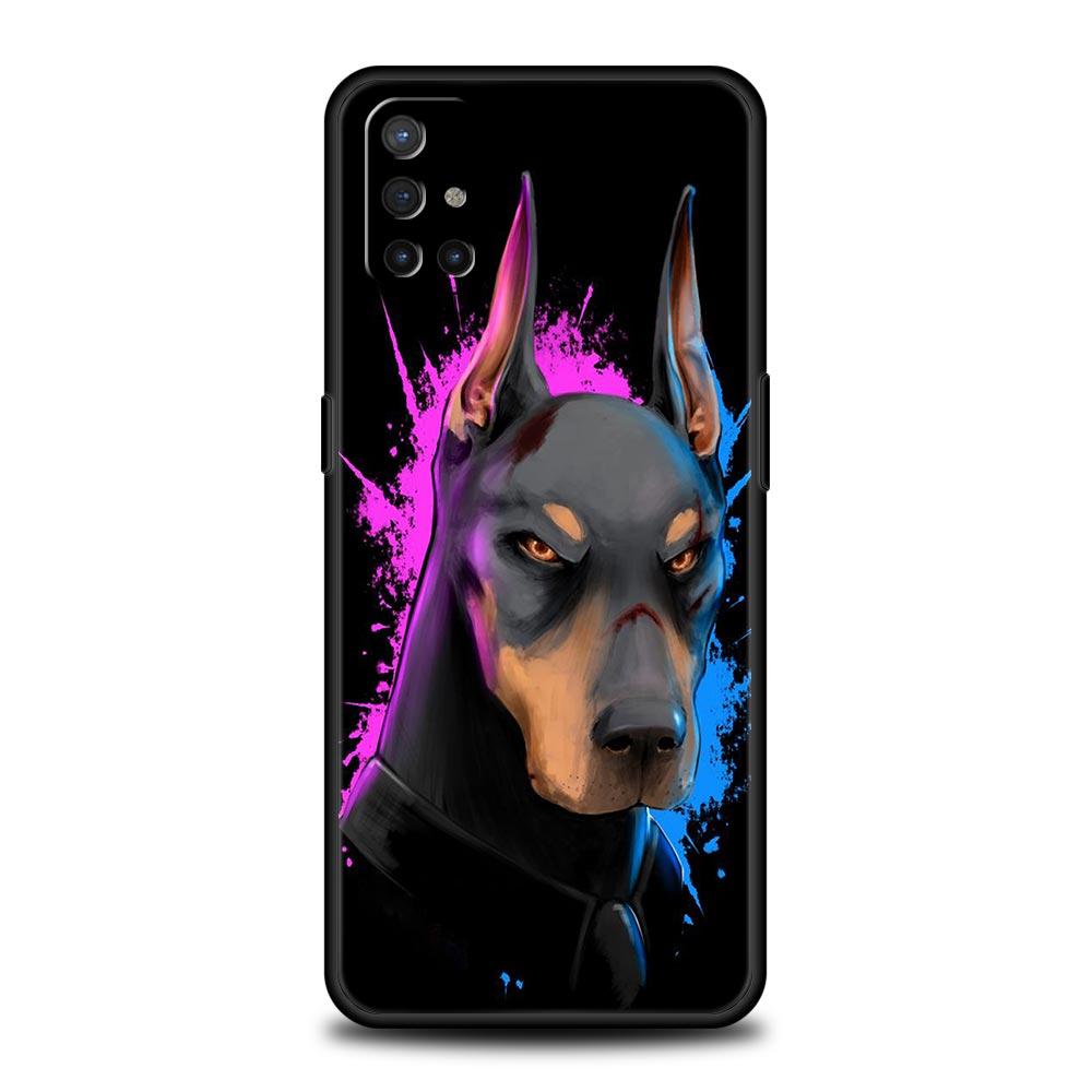 Doberman Dog Phone Case For Oneplus 13R 13 12R 11 10T 10R Nord N100 N200 N10 10 9 9R 9RT CE 3 2 Z Pro 5G Soft TPU Cover Fundas
