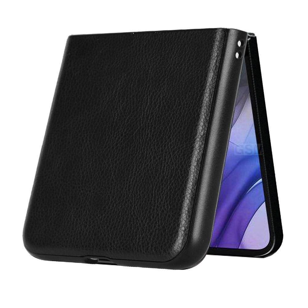 For Motorola Razr 60 Case Litchi Texture PU Leather+PC Phone Cover