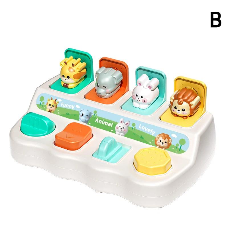 Toddler Interactive Up Animal Toys Early Childhood Education Cause And Effect Development Toys Education Finger Dexterity Toy