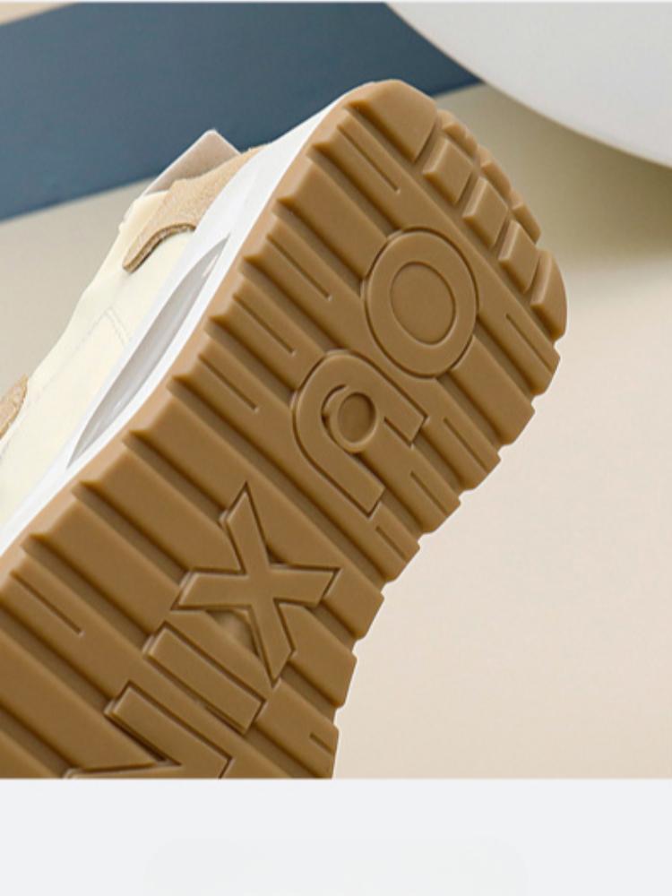 Girls' Matte Leather Solid Color Casual Shoes