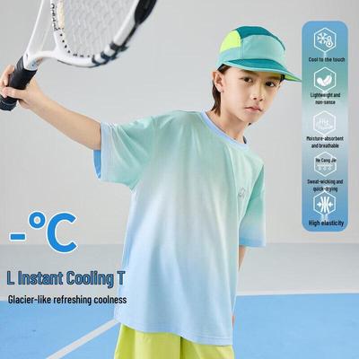 Moonkids Boys' Ice Silk Quick-Dry Summer Sportswear