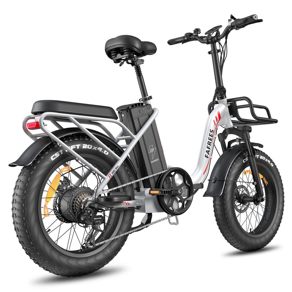 FAFREES F20 Max Folding Ebike with 48V 30Ah LG Battery, LCD Display