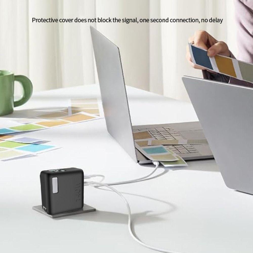 Clear Protective Charger Cover Portable Charger Shell for Anker Zolo 140W GaN 4-Port Charger Travel