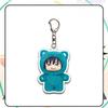 1 Piece Anime Surrounding Acrylic Keychain Jujutsu Kaisen Season 2 Cat Park Party Gojo Satoru Bag Accessories Pendant Fans Gifts