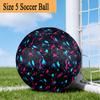 1PC Colorful Retro S Size 5 Soccer Balls, Anti-Slip, Outdoor Sport, a Unique Gift, Birthdays, Christmas gifts Valentine'S Day gifts A65