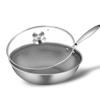 Wok nid d'abeille en acier inoxydable Faust
