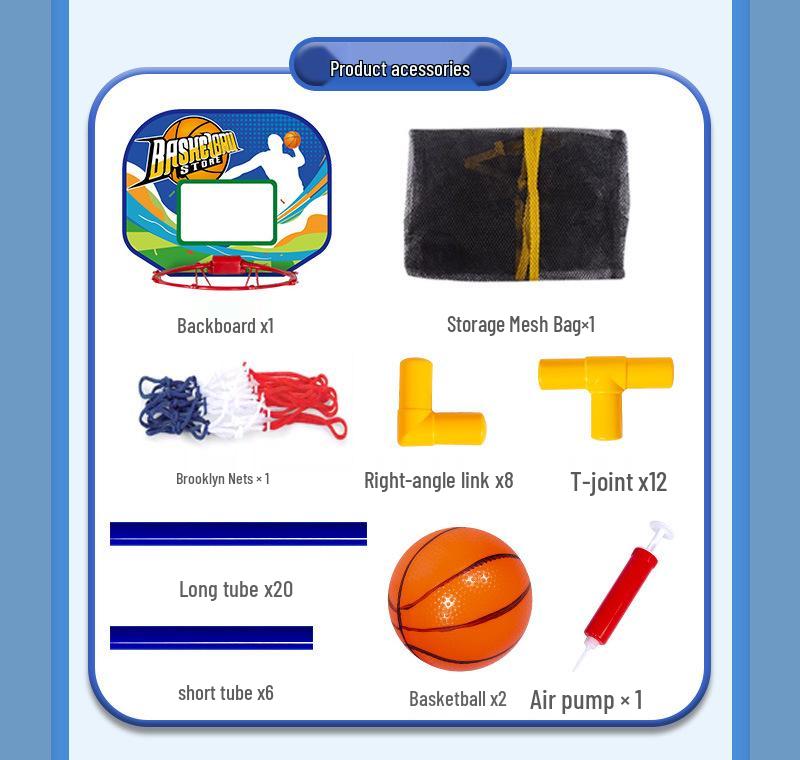 Portable Indoor/Outdoor Basketball Hoop and Shooting Machine for Kids