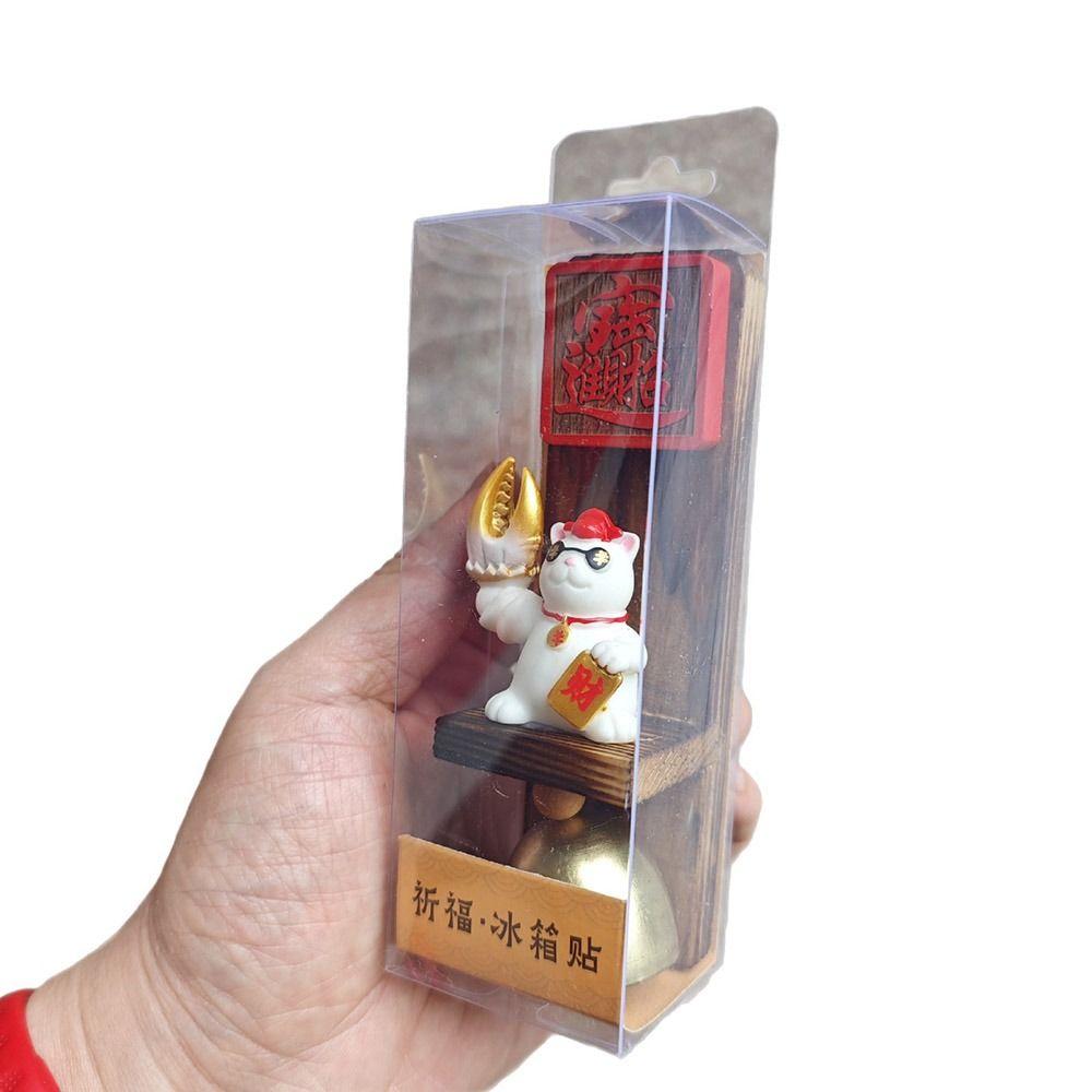 Cute Wooden Door Bell Magnetic Delightful Sound Shopkeepers Bell Japanese Style Door Opening Wind Chime Fridge