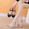 Fashion Sandals For Women With Metal Decor And Waterresistant Sole For Summer Outings