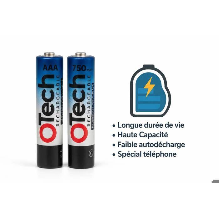 Batterie téléphone sans fil pour siemens gigaset as405 duo