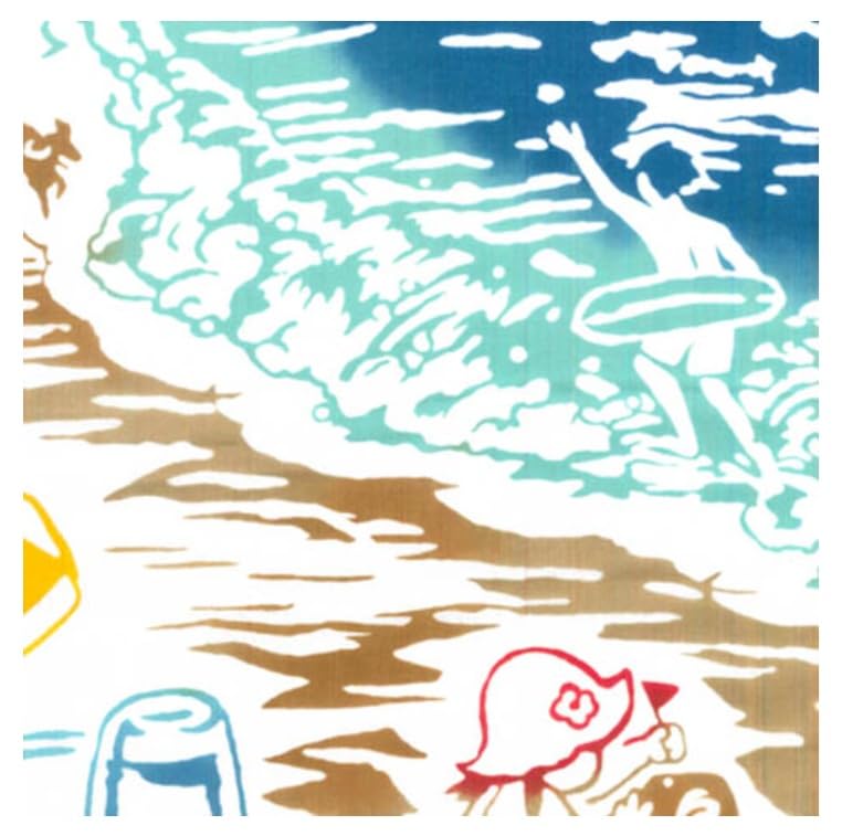 Todaya Shoten Tenugui Nadmorski 292 Niwa-zome (ręcznik) <Cztery pory roku>