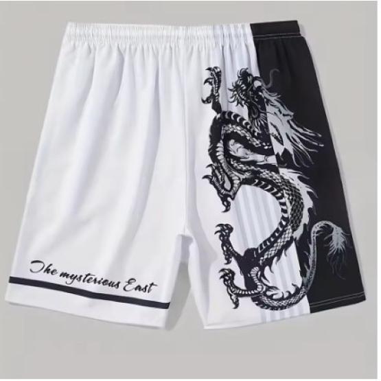 Luxury Dragon Muay Thai Boxing Kickboxing Shorts 3D Print Fighting Training Unisex Men Women Quick Dry Fitness Gym Sport Workout Casual Streetwear