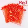 50-200pcs Moon Stars Drawstring Organza Bags Jewelry Gift Bags Pouches Gold Star Organza Favor Pouches for Christmas Wedding