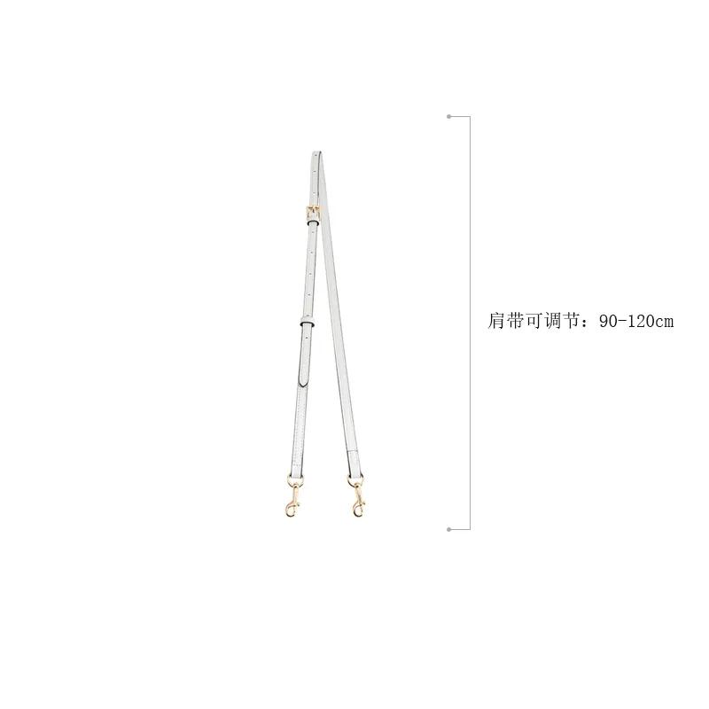 Luxury Care Artisan Workshop Microfiber Leather Pen Holder Bag Strap Women's White / Black (Unisex) Bag Straps QDW0273