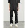 Black of Exit High Street Washed Basic Slim Fit Stretch Skinny Jeans Unisex National Trend Slimming Long Pants