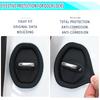 Car Silicone Door Latch Protective Cover Car Door Lock Latches Cover Protector Vehicle Ventilation Doors Locks Guard Stopper Set Universal Car