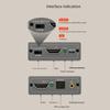 4K60Hz HDTV-compatible Auditory Extractor Converter To 3.5mm Adapter Supports HDR10 And 18Gbps Bandwidth