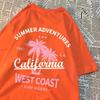 Summer Adventures California West Coast Mens Clothing Hip Hop Loose T-Shirts Fashion Oversized Cotton Summer Women Tshirt New