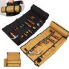 Oxford Cloth Wrench Organizer Bag Wrench Roll Wrench Roll Up Pouch Large Capacity Tool Storage Bag Durable Canvas Construction