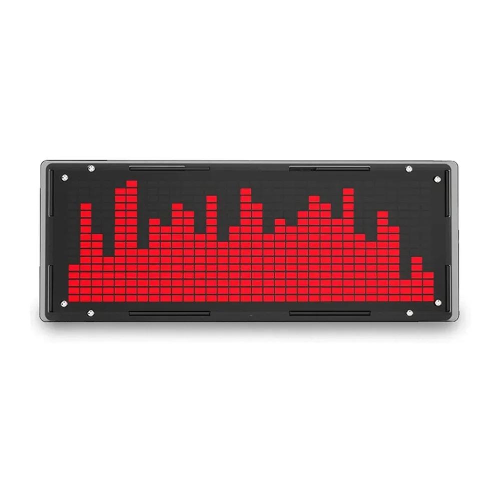 Audio Signal Stereo Indicator White Spectrum Analyser 8 Brightness Levels FFT Processing Music Spectrum Effects