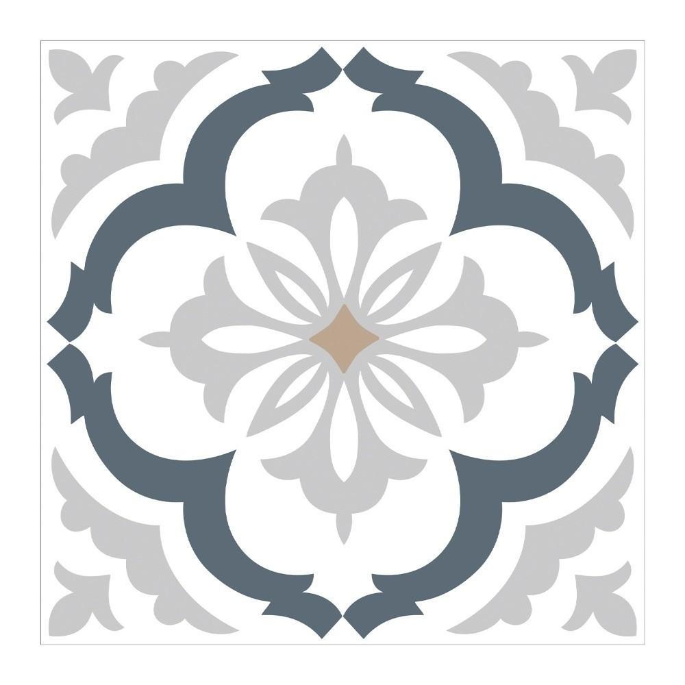 

6pcs Matte Frosted Self Adhesive Floor Tile Waterproof 20x20cm Wall Stickers Wear-resistant Decals Bathroom Kitchen