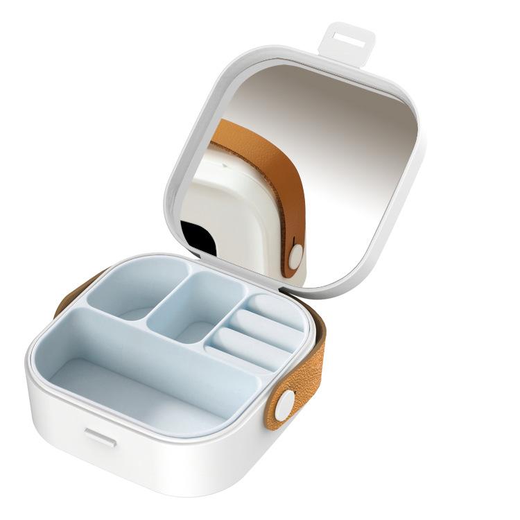 

Шкатулка для украшений Портативная мини-шкатулка для хранения украшений Многофункциональная подарочная коробка для ожерелий, сережек, колец, браслетов для детских украшений