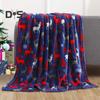 Winter Christmas Blanket Snowflake Elk Printed Thickened Plush Machine Washable Office Nap Dormitory Home Bed Sofa Travel Cozy Warm Blanket
