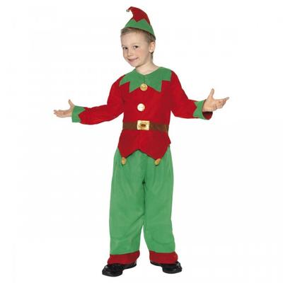 Childrens/Kids Elf Christmas Costume