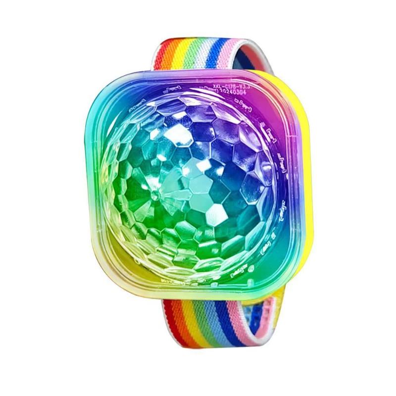 

Portable Wearable Wrist Ambient Lamp Stage Light Disco Rechargeable LED Colorful Lamp For Disco KTV Home Party Bar
