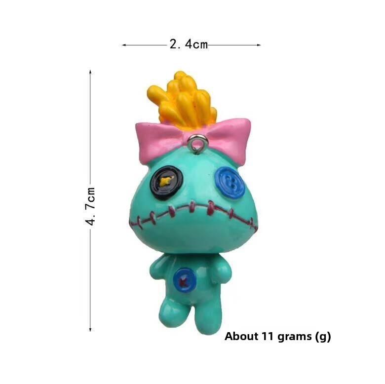 Mickey Mouse Resin Handcraft Keychain With Cartoon Accessories For Gift Giving And Party Decor