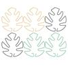 6/12 Stück Eisen Monstera Pflanzenstütze Stabile Greifhalter Stützstäbe Zimmerpflanzen Stielstützklammern für Gartenbedarf