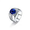 Sapphire Domineering Men's Fashion Jewelry Color Creative Luxury Ring