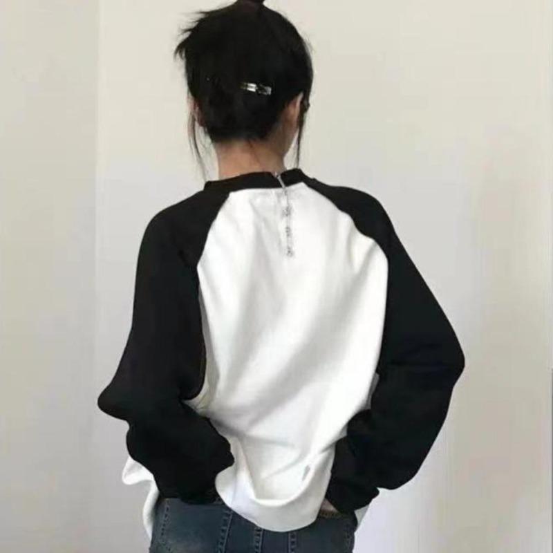 2KWEIRD Y2k Aesthetic Long Sleeve T-shirt Women Star Print Loose Graphic TShirt Fairy Grunge Vintage Tee Shirts Femme Emo Tops
