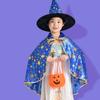 Star Kids Halloween Cloak Sets Multicolor Halloween Costumes Witch Cloak Cape with Hat  Girls