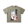 260 GSM Double Yarn 32 Count 100% Cotton Chainsaw Man V57 Power Print Unisex Heavy Cotton T Shirt