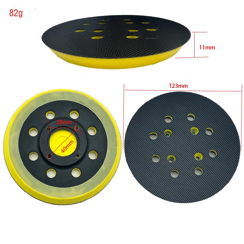 5-inch 8-hole Self-adhesive Sanding Pad for Electric Polishers and Grinders