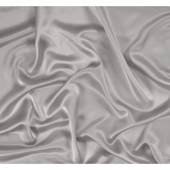 Pillowcase "Silk" Mulberry Silk Pure Cotton - Silk Silver - 65 X 65 Cm