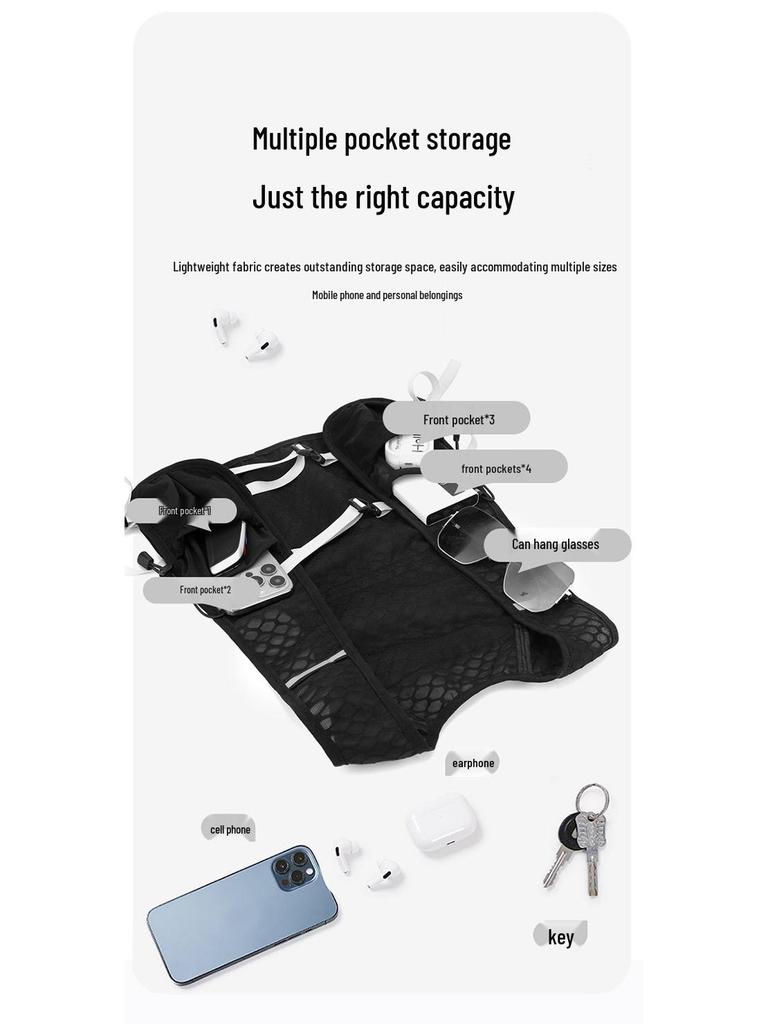 Breathable, Reflective Hiking and Cycling Backpack for Men and Women
