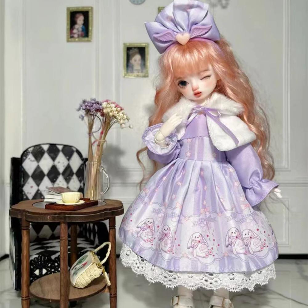 

Модная Милая Повседневная Одежда для Куклы 30 см 1/6 BJD Набор Наряда для Куклы Платье Принцессы Игрушка для Девочки Подарок Аксессуары для Куклы Праздничный Подарок