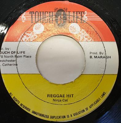 7inch Record NINJA CAT - Reggae Hit NONE Touch Of Life Jamaica Reggae, Ska & Dub Used
