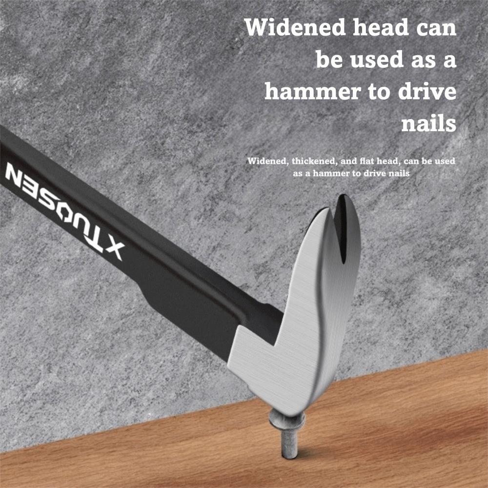 Heavy Duty Multifunctional Nail Puller V Shaped Non-Slip Cats Paw Durable Steel Nail Remover for Home Woodworking Tools