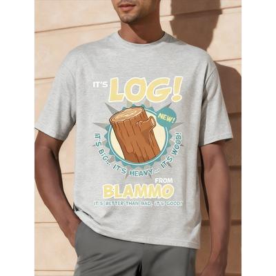 2026 New Fun Funny Ren and Stimpy Journal Print Fashion Unisexs and Womens Street Fashion Loose Crew Neck Versatile Top