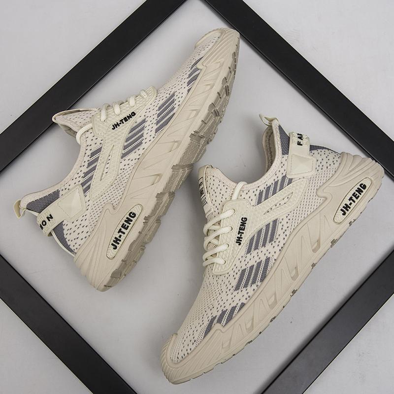 Casual Sneaker Loafers Men's Autumn Sneakers Platform Sports Shoes Ventilate Shoes for Men Non-slip Sports and Leisure Fabric