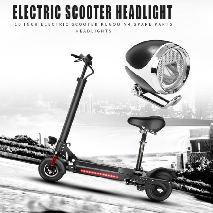 10 Zoll Scheinwerferlampe E-Scooter Frontlicht Passend für Kugoo M4 Kickroller Teile
