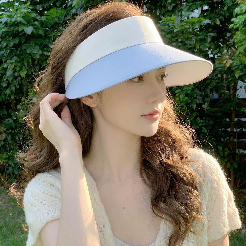 Ice Silk Adjustable UV-Protection Visor for Women - Beach, Running, Outdoor
