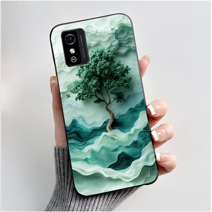 Cute Cartoon Case For ZTE Blade L9 Fundas Capa Printing Shell Protective Cover Soft Silicone Black Casing Shockproof Coque