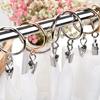 30-10pc Stainless Steel Curtain Clips with Hook Sturdy and Durable Window Curtain Hook Clips Home Window Curtain Decor Accessory